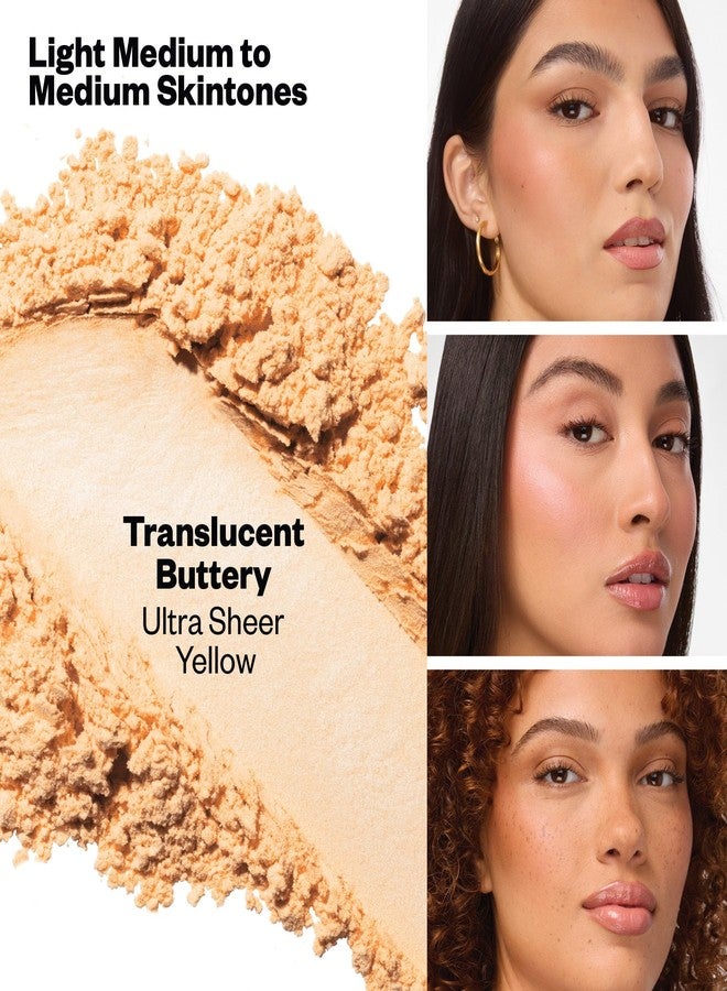 كوساس بودرة كوساس كلاود سيت السائبة الشفافة الخالية من التلك لتثبيت وتنعيم البشرة - قوام كريمي شفاف - 20 غرام - Image 2