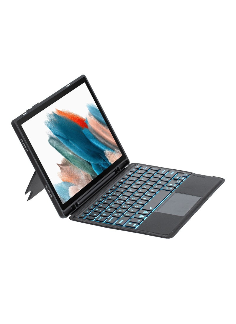Generic Compatible with HUAWEI Matepad pro 13.2 2022/2021 Magnetic Split Backlight Tablet Bluetooth Keyboard Protective Case, Backlight  Trackpad, Detachable Keyboard  Pen Slot  - Image 1