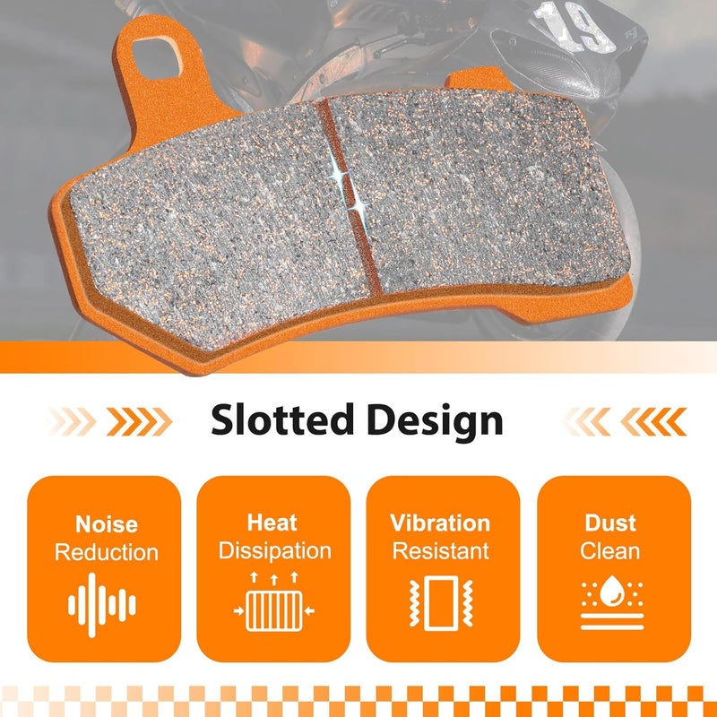 S SYUU Lefossi Carbon Fiber Brake Pads for Spyder F3 Series - Image 3