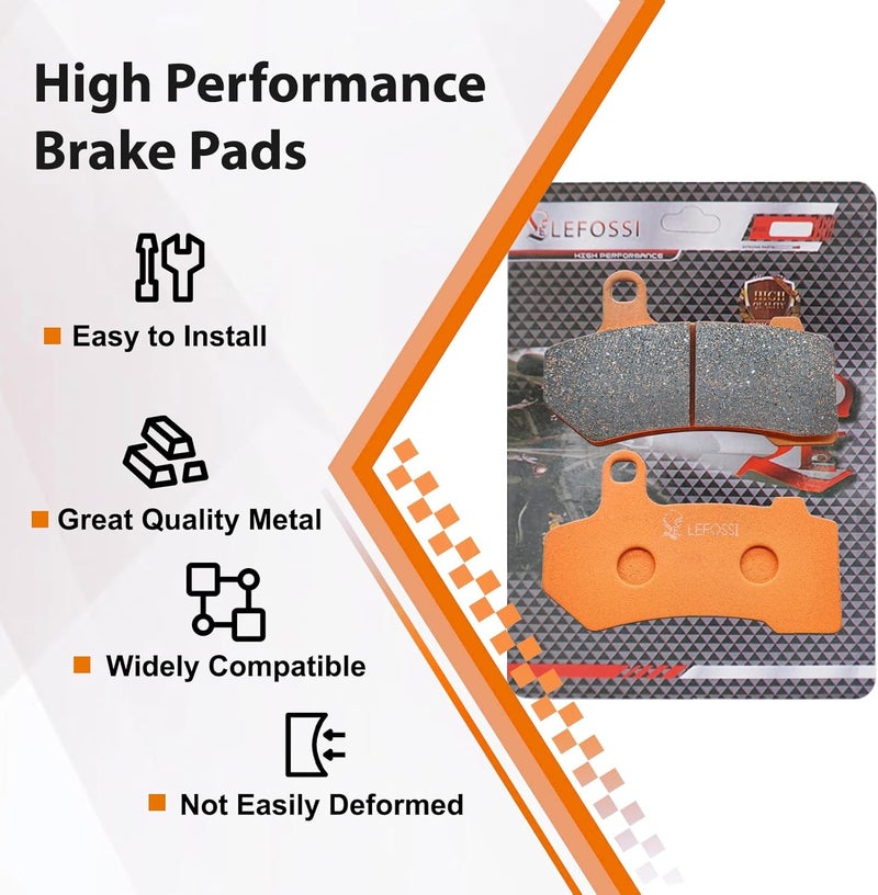 S SYUU Lefossi Carbon Fiber Brake Pads for Spyder F3 Series - Image 4