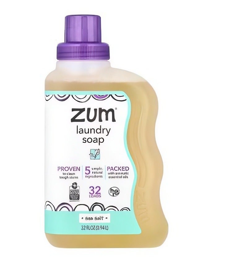 ZUM, Laundry Soap, Sea Salt, 32 fl oz (0.94 l) - Image 1