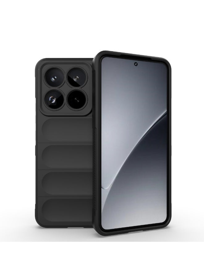 Case For Xiaomi 15 Pro 5G  , - Shockproof Brushed Protection Cover - Heavy Duty Case With Ultra Protection For Camera Slip-Resistant - Black - Image 1
