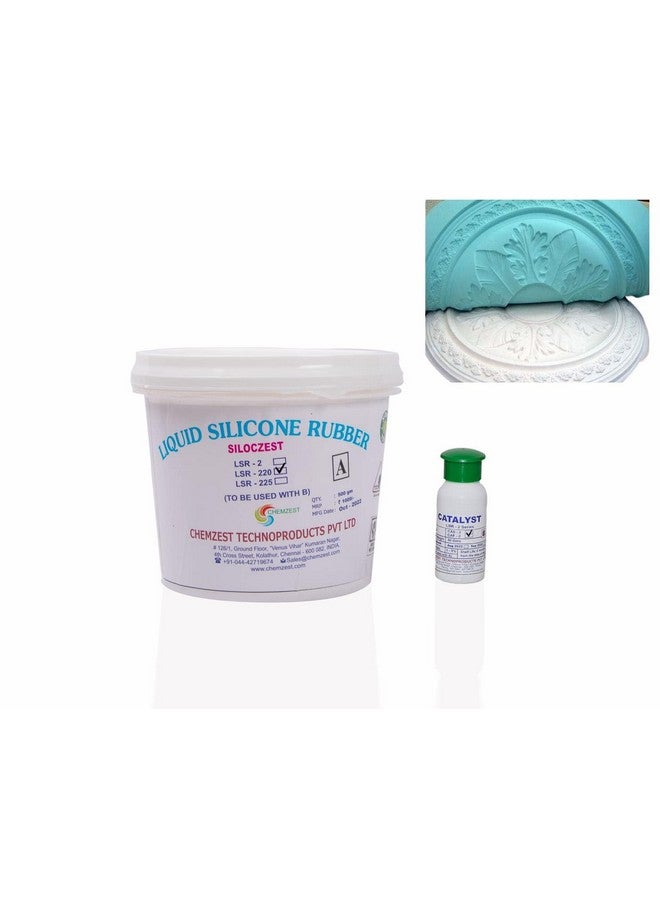 SILOCZEST LSR2 Liquid Silicone Rubber for Resin Art Craft, POP & Clay Mold Making Applications (LSR-220-FAST-500GRM) - Image 1