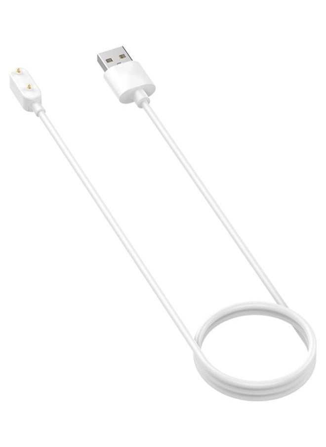 Generic - 2-Piece Charging Cable for Huawei Watch Fit / Watch mini / Huawei Band 6 / Huawei Band 7 / HONOR Band 6 / Honor Watch ES Black/White - Image 1