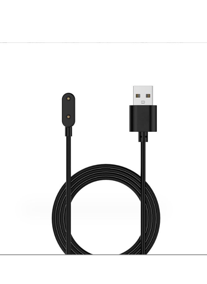 Generic - 2-Piece Charging Cable for Huawei Watch Fit / Watch mini / Huawei Band 6 / Huawei Band 7 / HONOR Band 6 / Honor Watch ES Black/White - Image 1