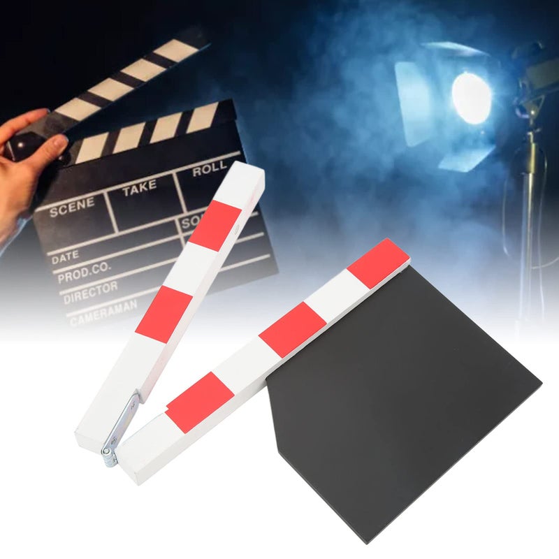 Red Movie Clapper Board with Magnet for Video Production and Photography - Image 5