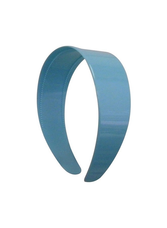 Motique Accessories One Dozen 2 Inch Plastic Headbands With Teeth For Women And Girls Light Blue - Image 2