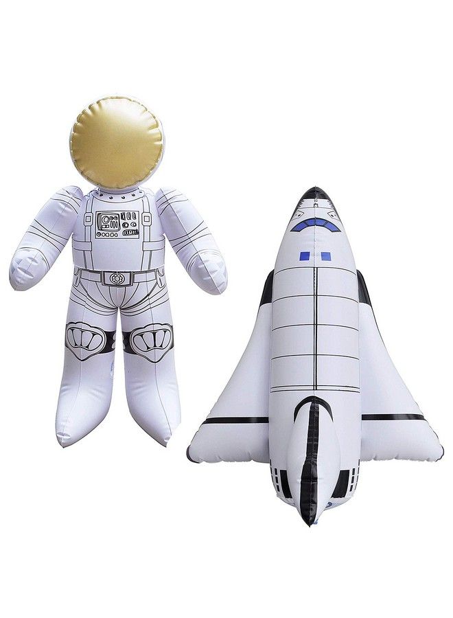 Jet Creations Astronaut Space Shuttle Inflatable 2Pc Set Space Party Toys & Decorations By Jet Creations Inc. Gto Ss01 - Image 2