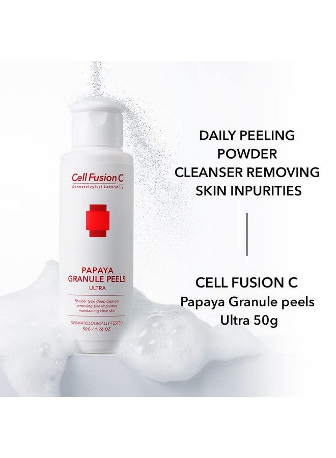 Cell Fusion C قشور البابايا الحبيبية: مسحوق إنزيم مقشر للوجه اليومي ومنظف للمسام لجميع أنواع البشرة - Image 3
