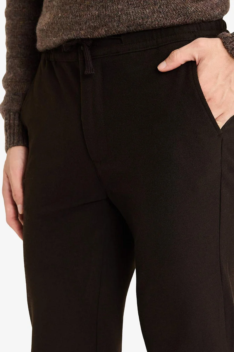 Defacto  Regular Fit Pocketed Straight Leg Trousers for Men | Best Price UAE