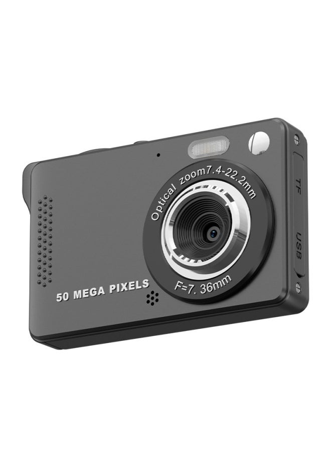 HD Digital Camera Ccd Student Party Retro Home Old-fashioned Camera Campus Card Machine Video Camera-color:M08 Silver-hd Large Screen + 32g High-speed Memory Card With Card Reader