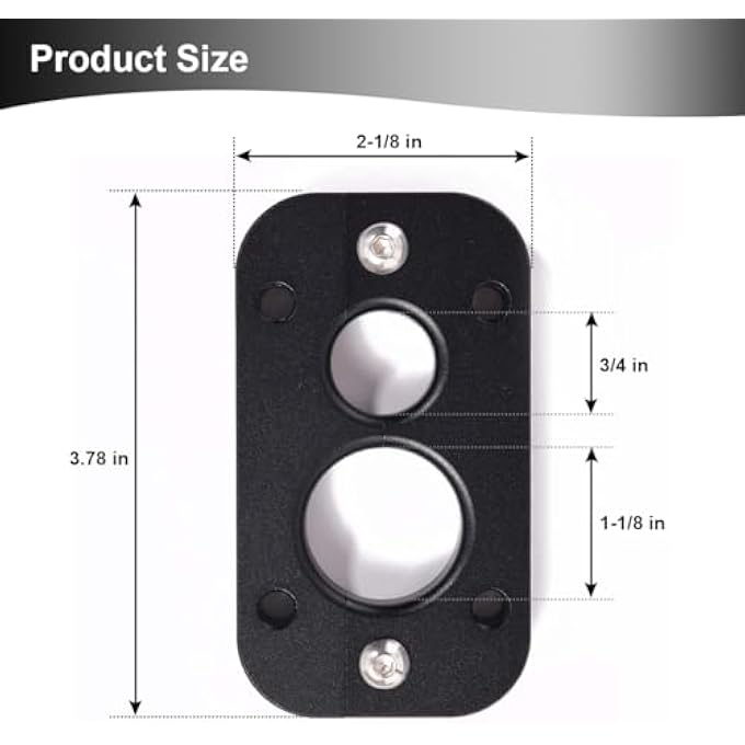 rayihni Fit Holley Terminator X Max Firewall Pass Through- Eliminates Gromet in Fire Wall Anodized Black - Image 2