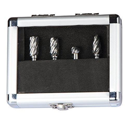 SpeTool Carbide Rotary Burr For Aluminum (Non-Ferrous) Poring And Polishing Bits (Non-Ferrous) 1/4 inch shank 4Pcs/Pack - Image 5
