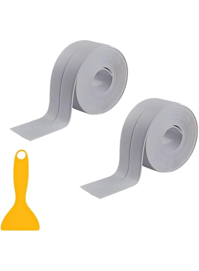 PROMASS promass Bath Sealant Strip,Caulk Strip,For Kitchen, Countertop, Sink, Bathroom, Toilet, Bathtub Floor Wall Edge Protector(3.2m)  - Image 1