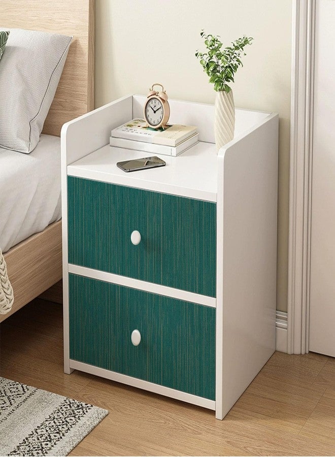 Qianglive Teal Green Grasscloth Wallpaper Peel and Stick Wallpaper Texture Contact Paper 15.7"x120" Vintage Wallpaper Removable Waterproof Wall Paper for Room Walls Cabinets Furniture Drawers Desk - Image 5