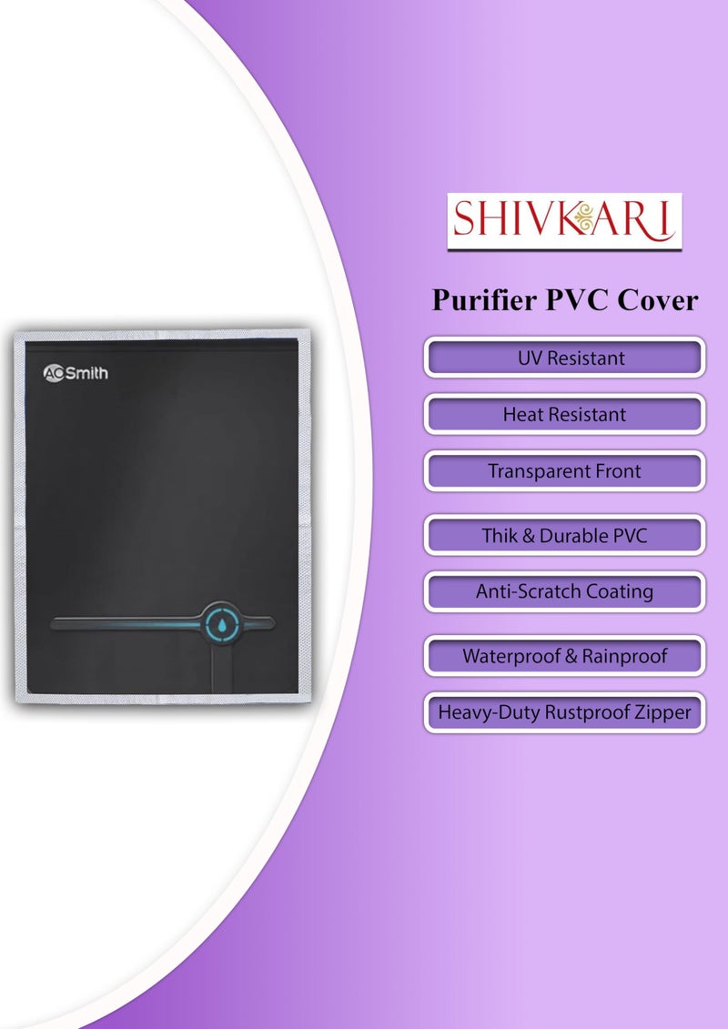 Shivkari Body Protective Cover for AO Smith Intelli UV Mineral RO+MF Alkaline Water Purifier Model Waterproof & Dustproof Water Purifier Body Cover - Image 3