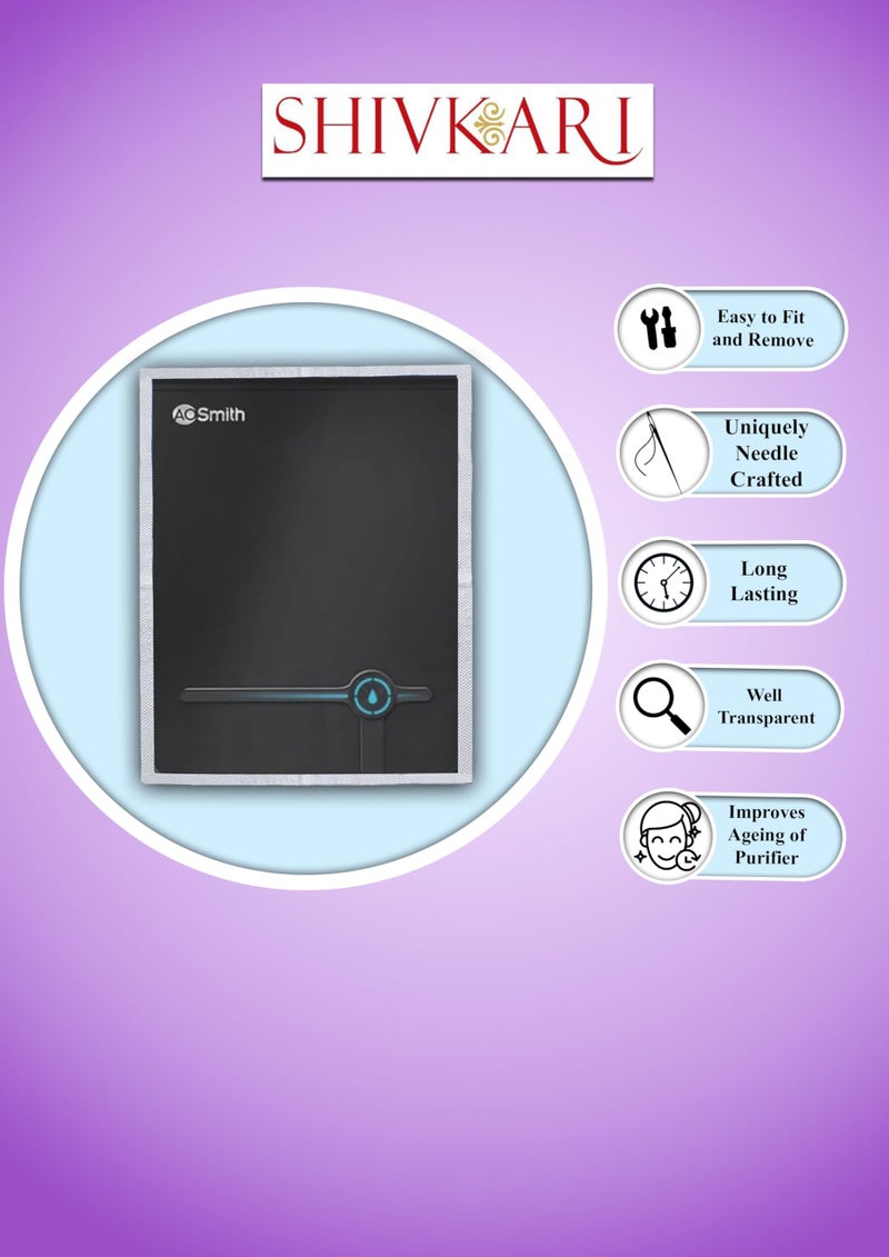 Shivkari Body Protective Cover for AO Smith Intelli UV Mineral RO+MF Alkaline Water Purifier Model Waterproof & Dustproof Water Purifier Body Cover - Image 4
