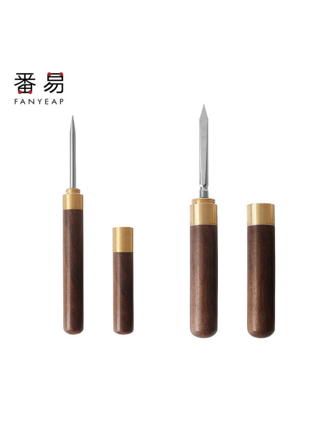 Tea Needle B1v28 - Stainless Steel Tea Accessories For Home Use, Tea Knife, Tea Needle, Tea Prying Tool
