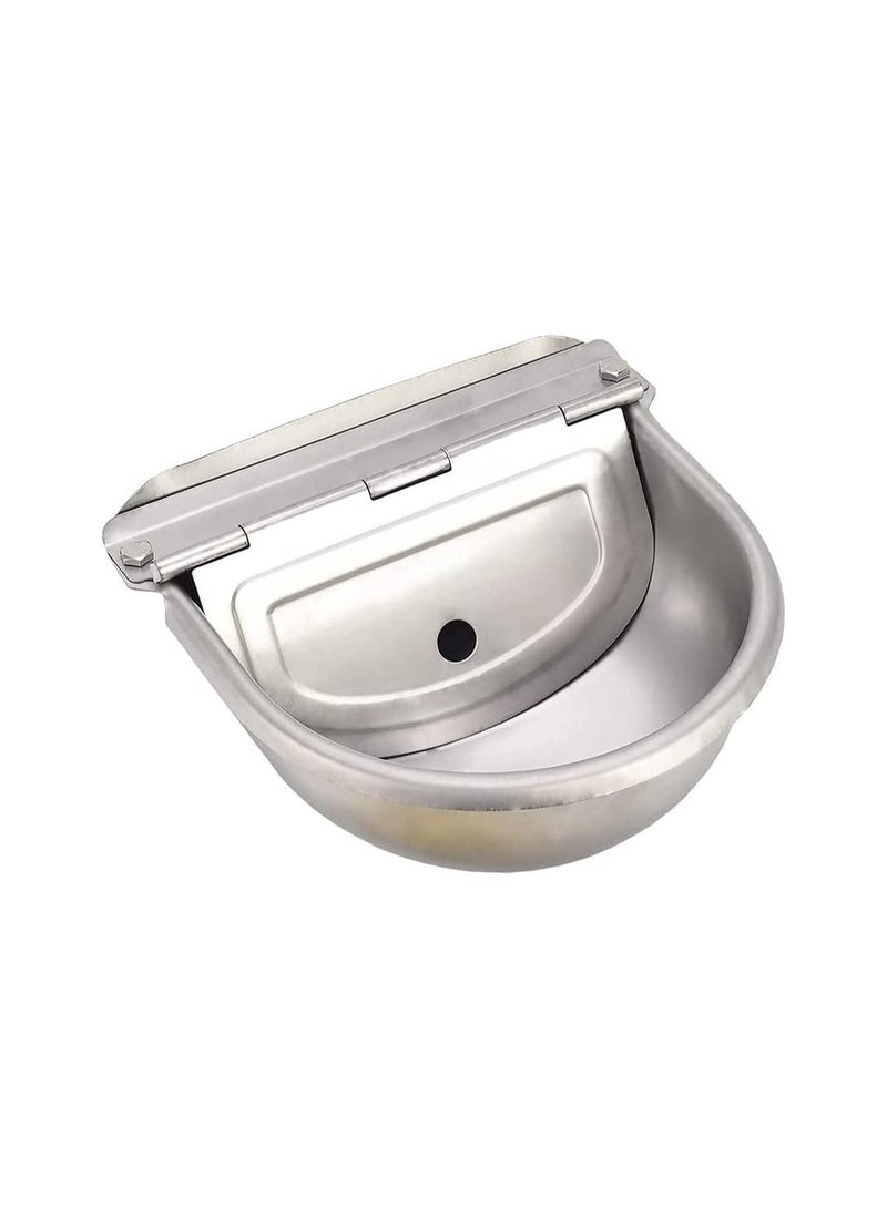 وعاء شراب أوتوماتيكي من الفولاذ المقاوم للصدأ لأغنام الماعز والحصان والأبقار (سعة 4 لتر) - Image 3