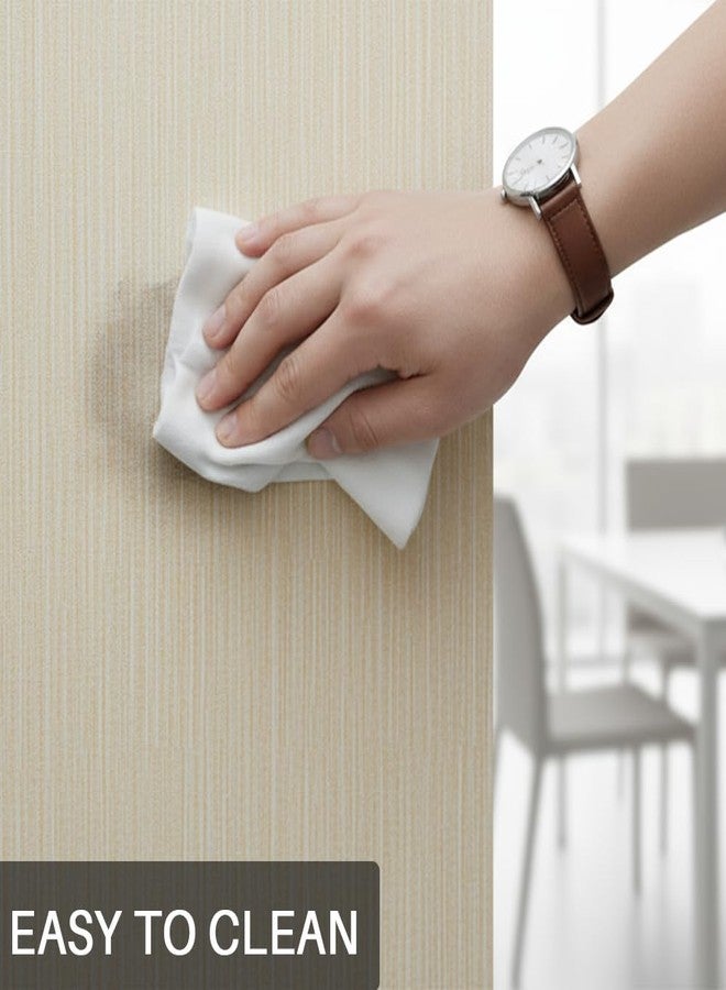 auxua Premium Wall Paper Peel and Stick Modern 17.7" X 196"- Extra Thick, Durable & Luxurious - Textured Grasscloth Peel and Stick Wallpaper for Bathroom, Bedroom, Furniture - Image 5