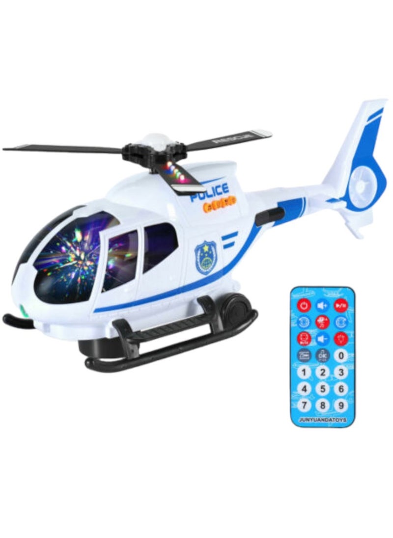 Toy Box Remote Control Special Helicopter With 3D Bright Light And Music For Kids  - Image 1