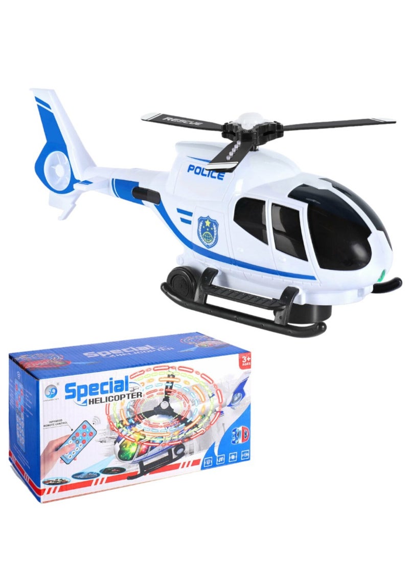 Toy Box Remote Control Special Helicopter With 3D Bright Light And Music For Kids  - Image 2