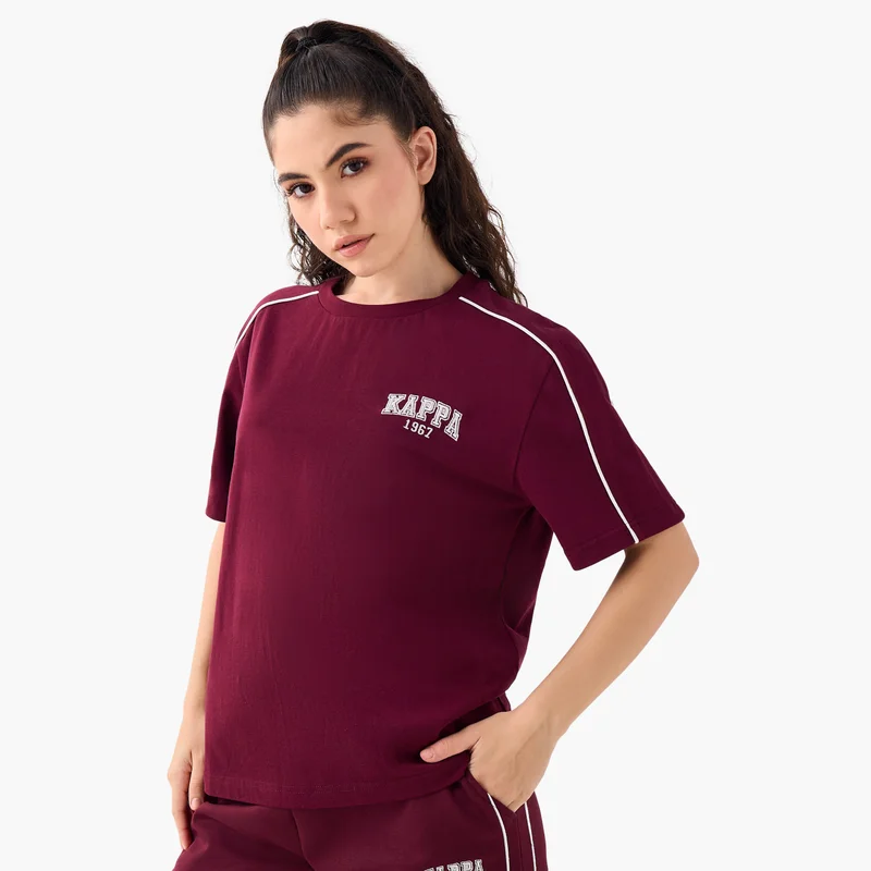 Kappa Kappa Logo Embroidered Crew Neck T-shirt