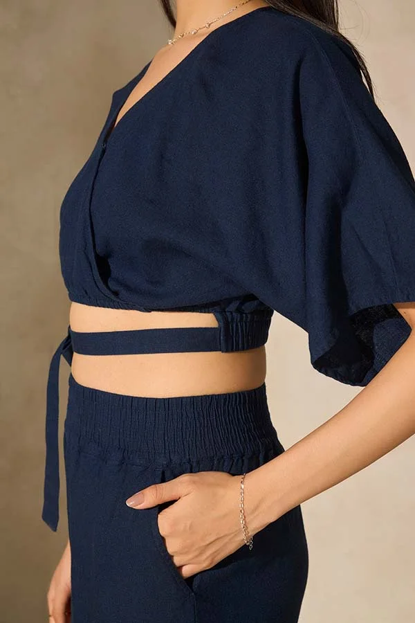 Virgio VIRGIO Linen Wrap Top