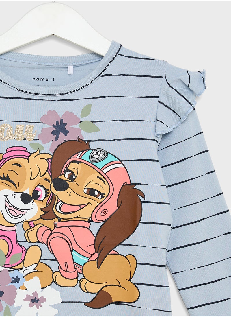 NAME IT - Kids Paw Patrol Crew Neck Full Sleeves T-Shirt - Image 1