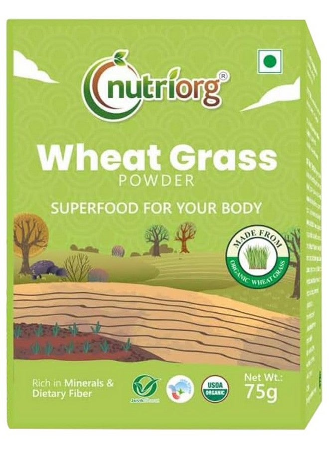 nutriorg Nutriorg Wheat Grass Powder | Boost Immunity | 75gm - Image 1