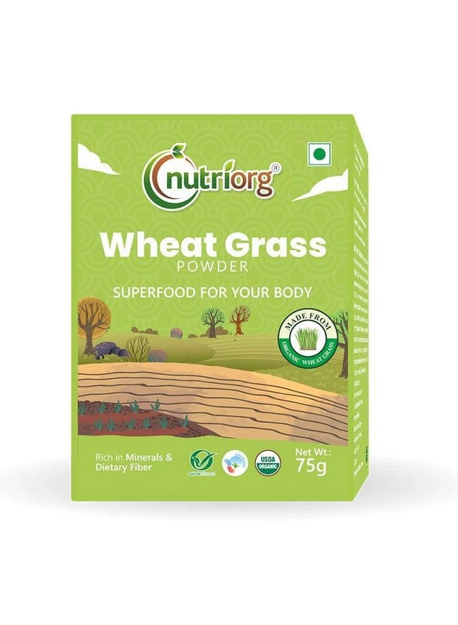 nutriorg Nutriorg Wheat Grass Powder | Boost Immunity | 75gm - Image 2