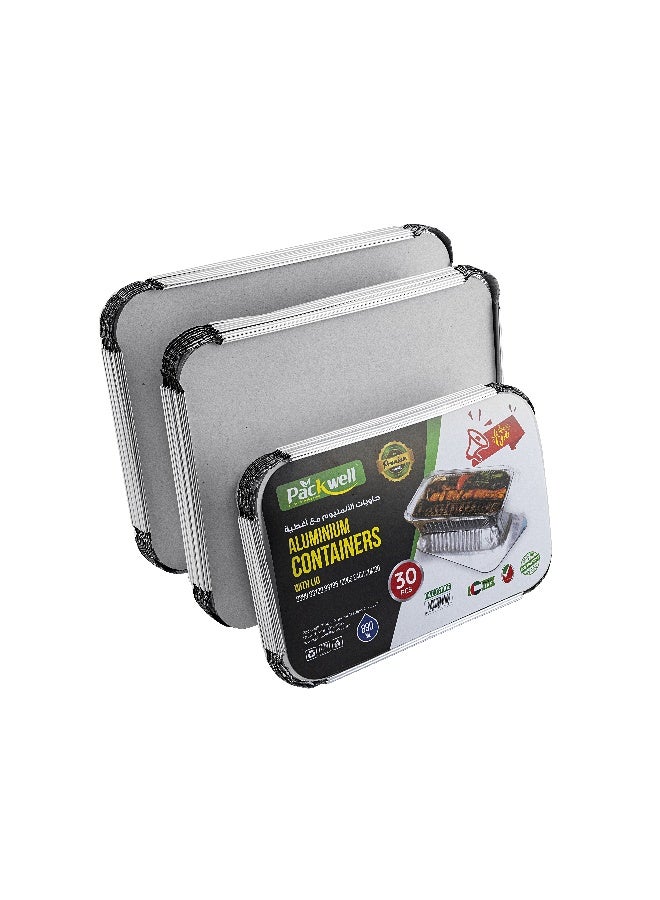 packwell حاوية ألمنيوم مع غطاء 8389،83120،8318 مجموعة 10 قطع - Image 4