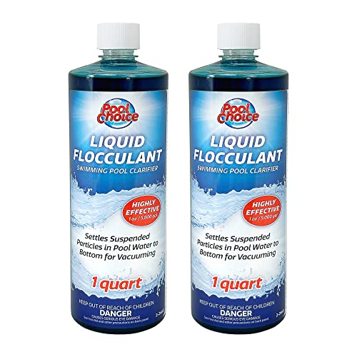 SpaChoice 1-Quart 2-Pack Premium Liquid Flocculant Swimming Pool Clarifier, Pool Clarifier, Made in USA - Image 1