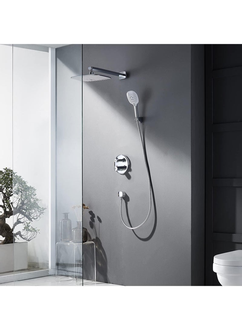 Sweet seven Extra Long Stainless Steel Handheld Shower Hose - 6.5 Ft Flexible Replacement Hose for Handheld Shower, Chrome Finish - Image 3