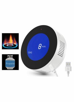 Y&D Natural Gas Detector for Home, Propane Methane Kitchen Camper RVs Garage with Accuracy Digital Display, Alarm Sound, Power Cord - Upgraded LNG LPG Leak  - Image 1