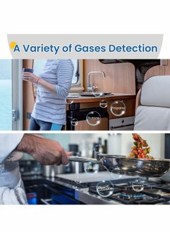 Y&D Natural Gas Detector for Home, Propane Methane Kitchen Camper RVs Garage with Accuracy Digital Display, Alarm Sound, Power Cord - Upgraded LNG LPG Leak  - Image 2