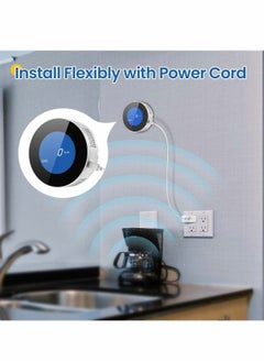 Y&D Natural Gas Detector for Home, Propane Methane Kitchen Camper RVs Garage with Accuracy Digital Display, Alarm Sound, Power Cord - Upgraded LNG LPG Leak  - Image 5