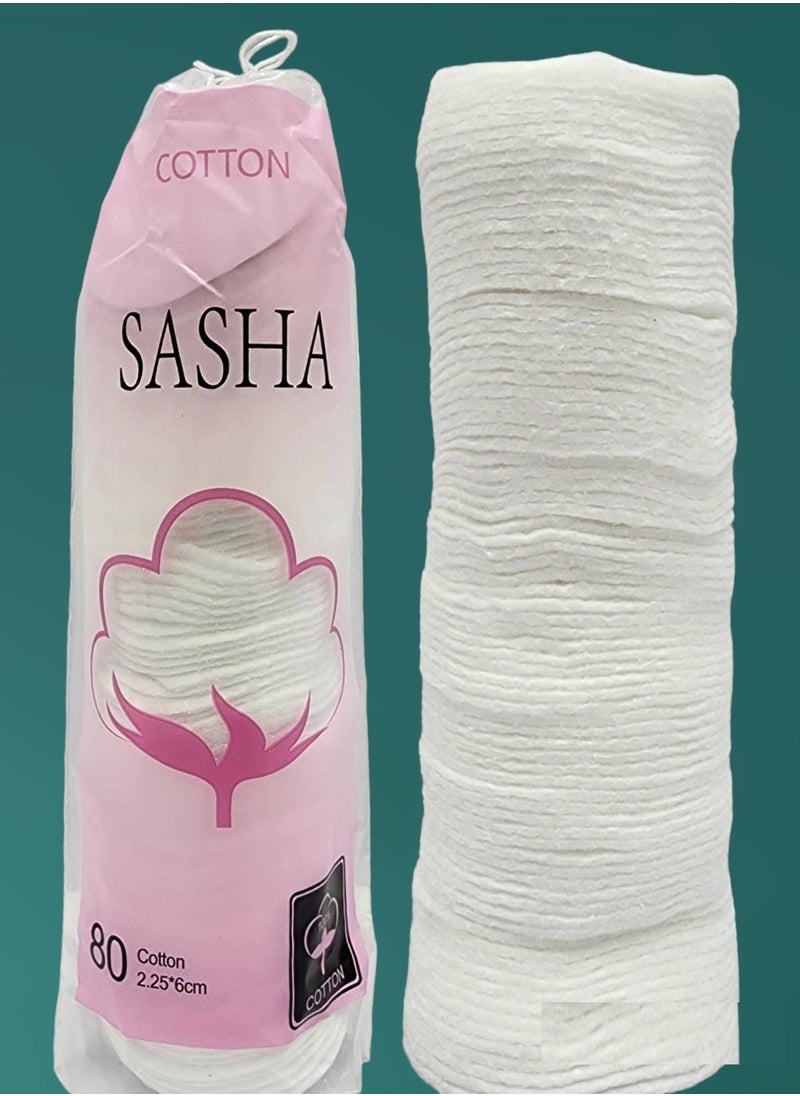 Sasha - 80 Pads Pure Cotton Make Up - Image 1
