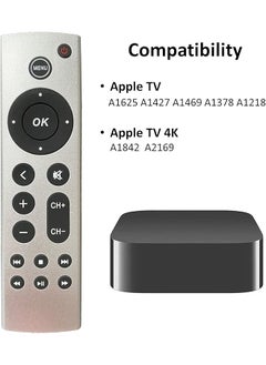 erorex New Universal Replacement Remote Fit For Tv 4K Gen 1 2 3 4 Hd A2169 A1842 A1625 A1427 A1469 A1378 A1218 Without Voice Command Plastic  - Image 4