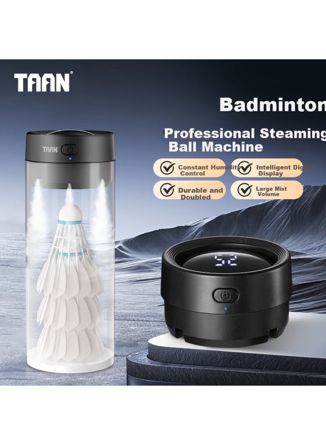 TAAN Taan Mini Portable Charging Steaming Shuttlecock Machine Black Gm380  - Image 1