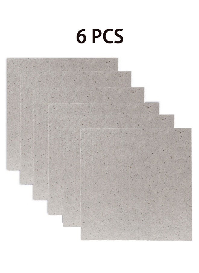 GMORO 6 Pcs Microwave Waveguide Covers Mica Plates Sheets for Universal Oven Repair Cut to Size 13cm x 13cm High Temperature Insulation  - Image 1