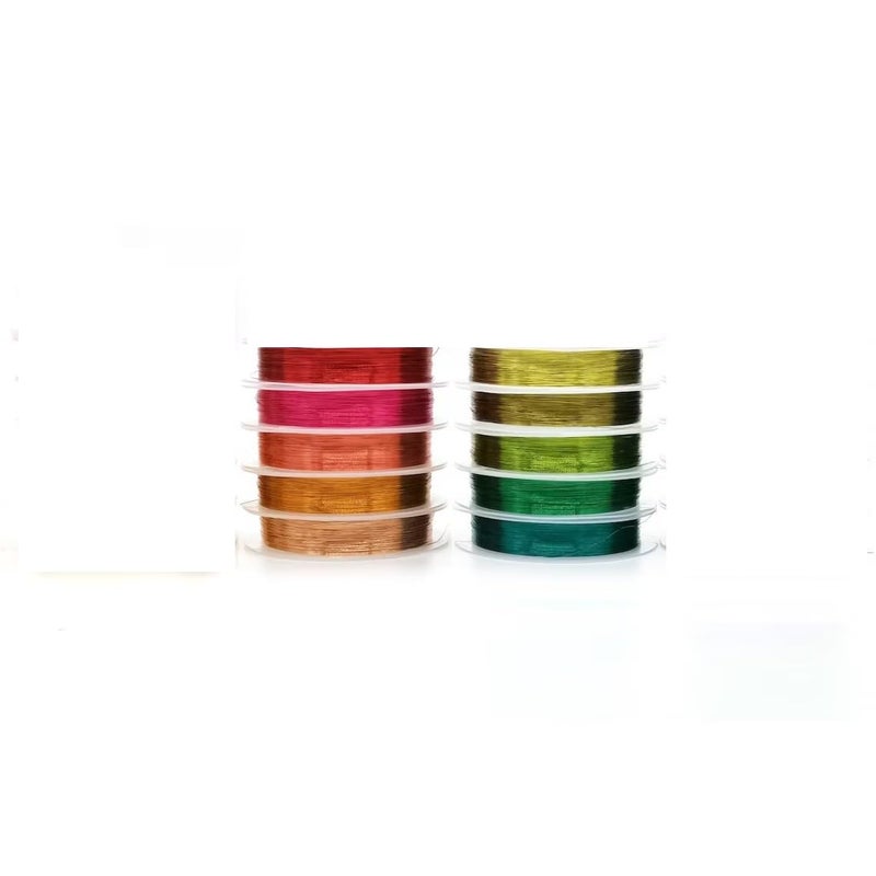 53 Arts 53ARTS 04 mm Colourful Craft Wire Non Tarnish Jewelry Wire Multicolor - Image 1
