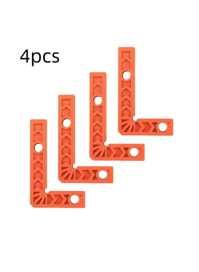 4pcs L Shaped Ruler 90 Degree Woodworking Positioning Fixture Right Angle Locator Tool - Image 1