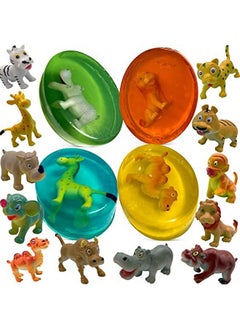 Kids Soaps Set With Funny Animals Toys Surprise Inside Collect All 12 Wild Animals Toys Glycerin Moisturizing Children Skin 4 Bars With Lemon Strawberry Green Apple And Rose Scents Handmade In Usa - pzsku/ZCE55734E0B8CEFE76EE6Z/45/_/1661189605/15e2cbdc-128e-455e-887c-54f84547c1a4