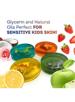 Kids Soaps Set With Funny Animals Toys Surprise Inside Collect All 12 Wild Animals Toys Glycerin Moisturizing Children Skin 4 Bars With Lemon Strawberry Green Apple And Rose Scents Handmade In Usa - pzsku/ZCE55734E0B8CEFE76EE6Z/45/_/1661189606/af989af6-07ee-4df9-b82a-d1aead814179