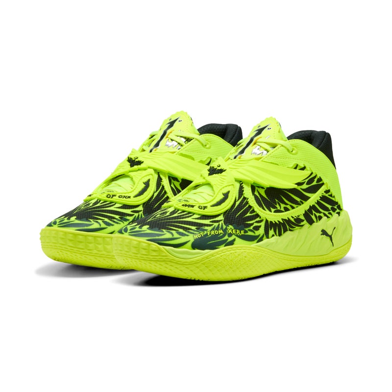 PUMA MB.05 Voltage Mens Yellow Basketball Shoes - Image 4