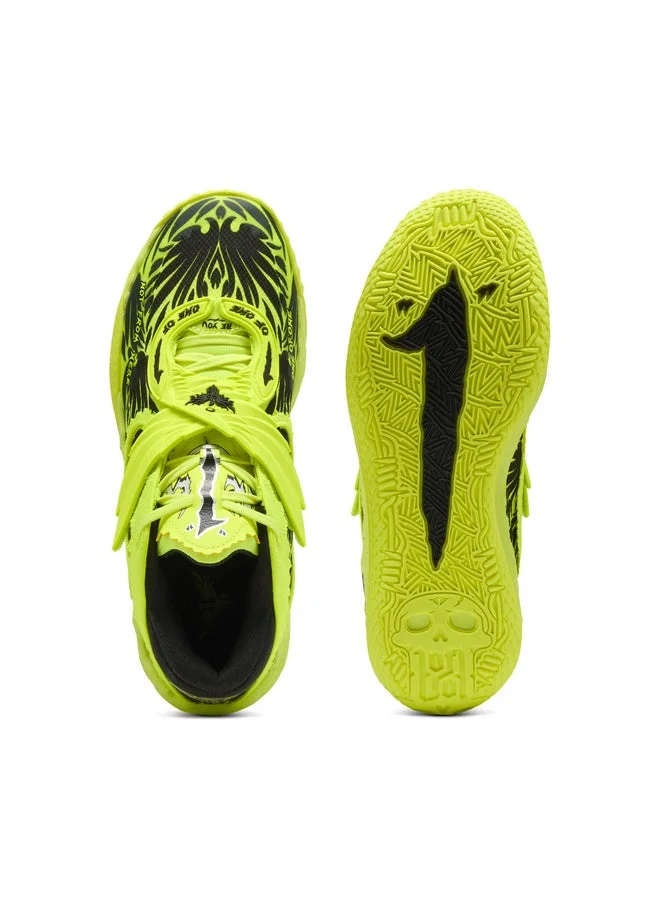 Puma Yellow Alert-PUMA Black MB.05 Voltage Basketball Shoes Unisex for Men | Best Price UAE