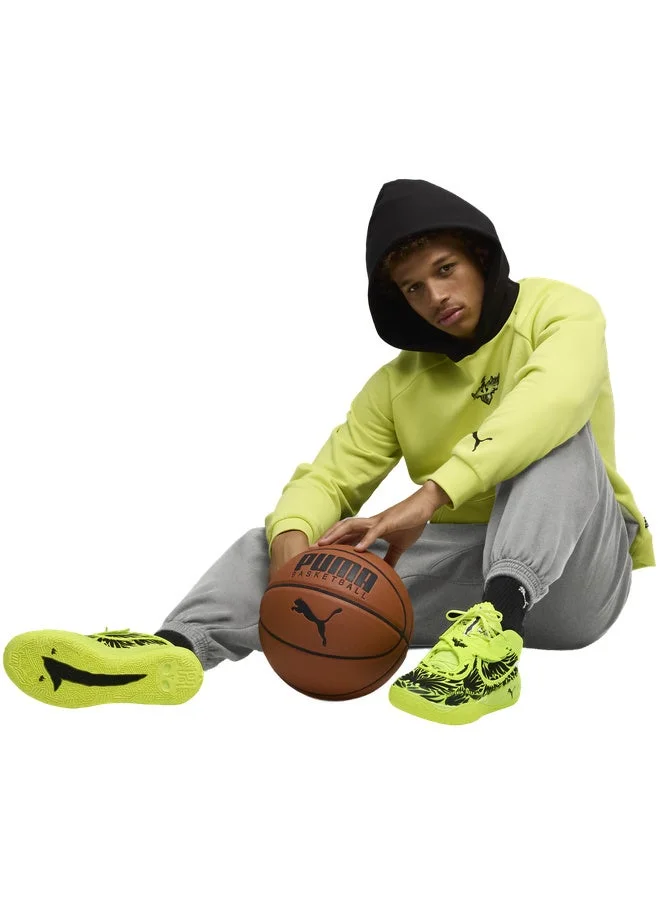 Puma Yellow Alert-PUMA Black MB.05 Voltage Basketball Shoes Unisex for Men | Best Price UAE