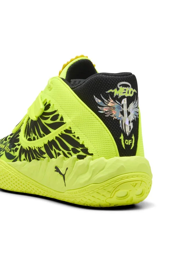 Puma Yellow Alert-PUMA Black MB.05 Voltage Basketball Shoes Unisex for Men | Best Price UAE