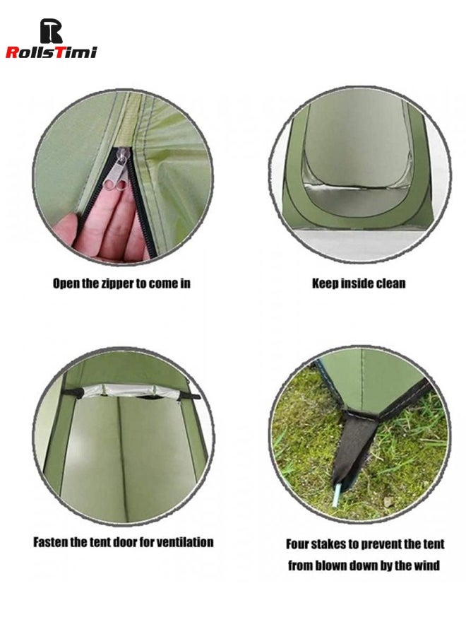 RollsTimi  Tent For Changing Dresses Outdoor Camping Multi-use Pop-up Tent 190 x 120cm  - Image 5